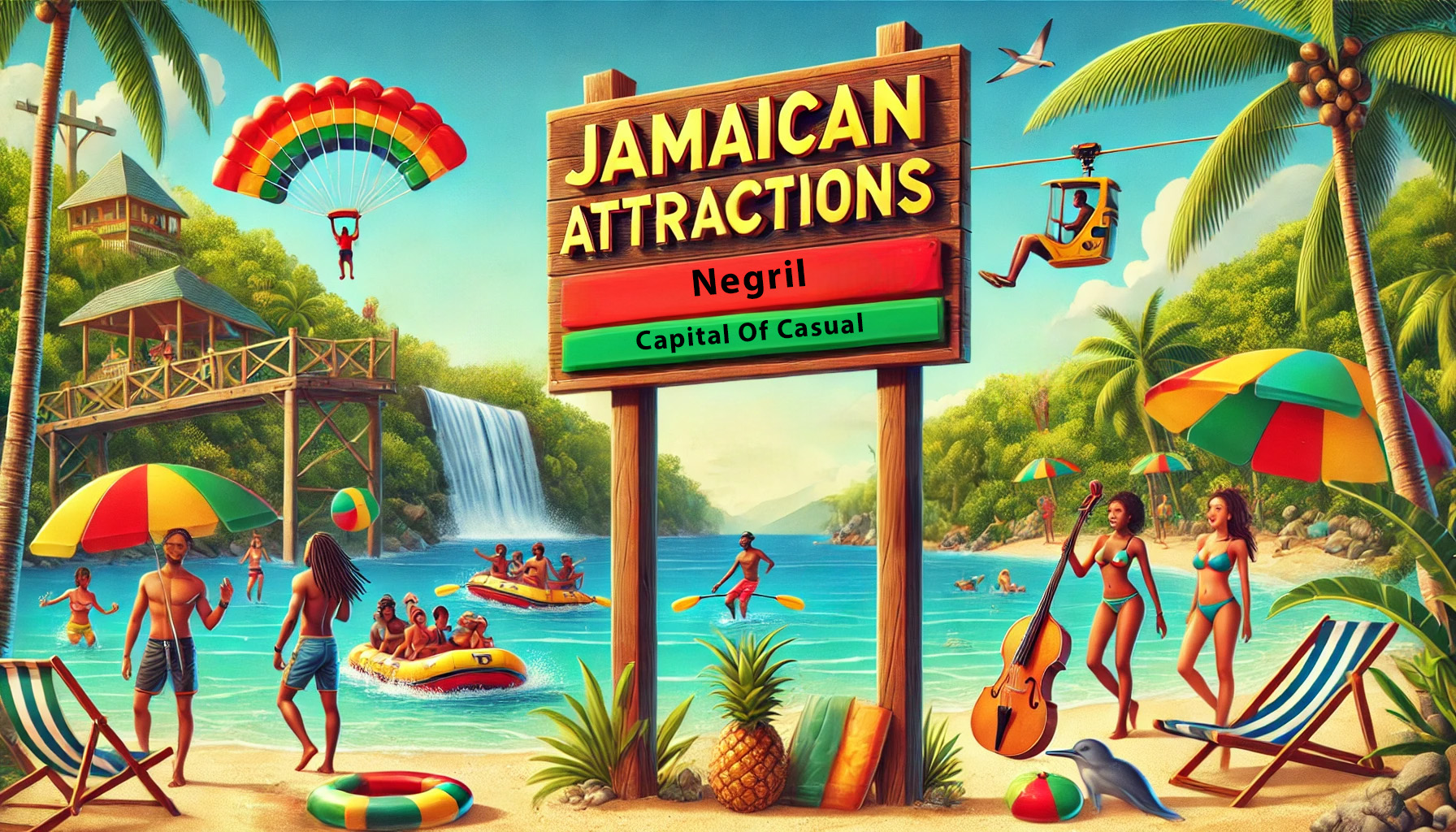 Jamaican Attractions - Negril Capital of Casual Jamaica