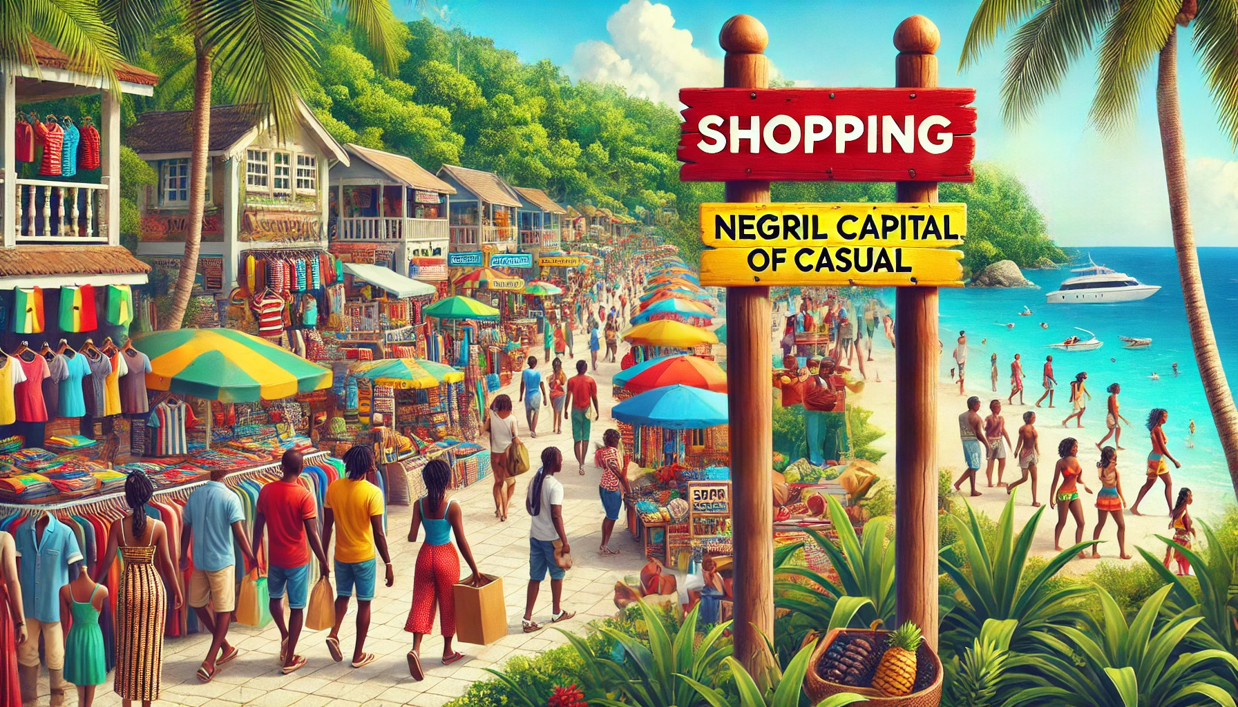 Shopping - Negril Capital of Casual Jamaica