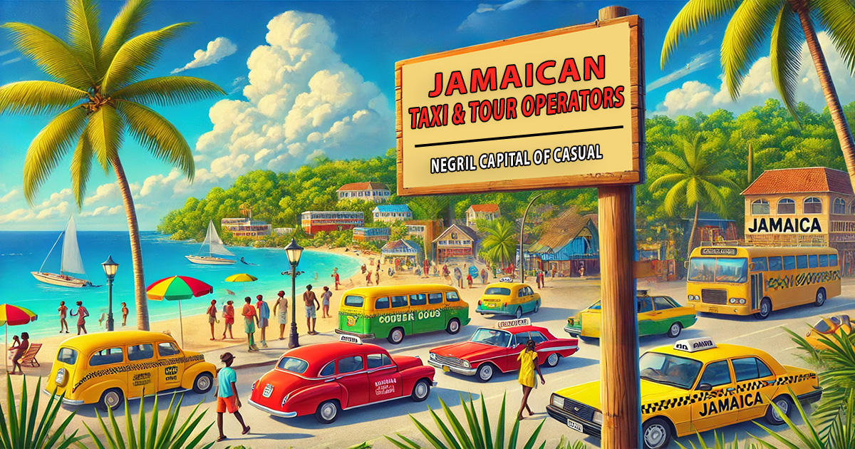 Jamaican Taxi & Tour Operators - Negril Capital of Casual Jamaica
